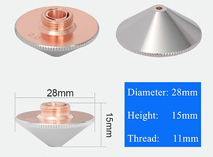 WSX单喷嘴，直径：φ28mm，高度：15mm，螺纹：M11*0.75，材质：镀铬