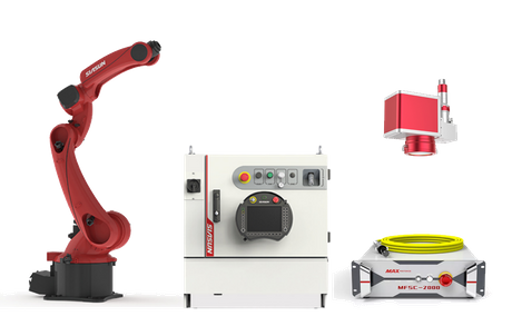 工业机器人激光清洗