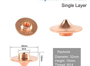 Raytools 快速单喷嘴，螺纹：M14